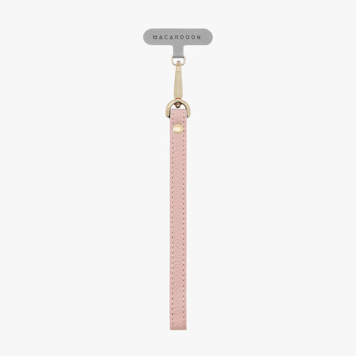 iPhone 16 Plus Clear Case with Wrist Leather Strap