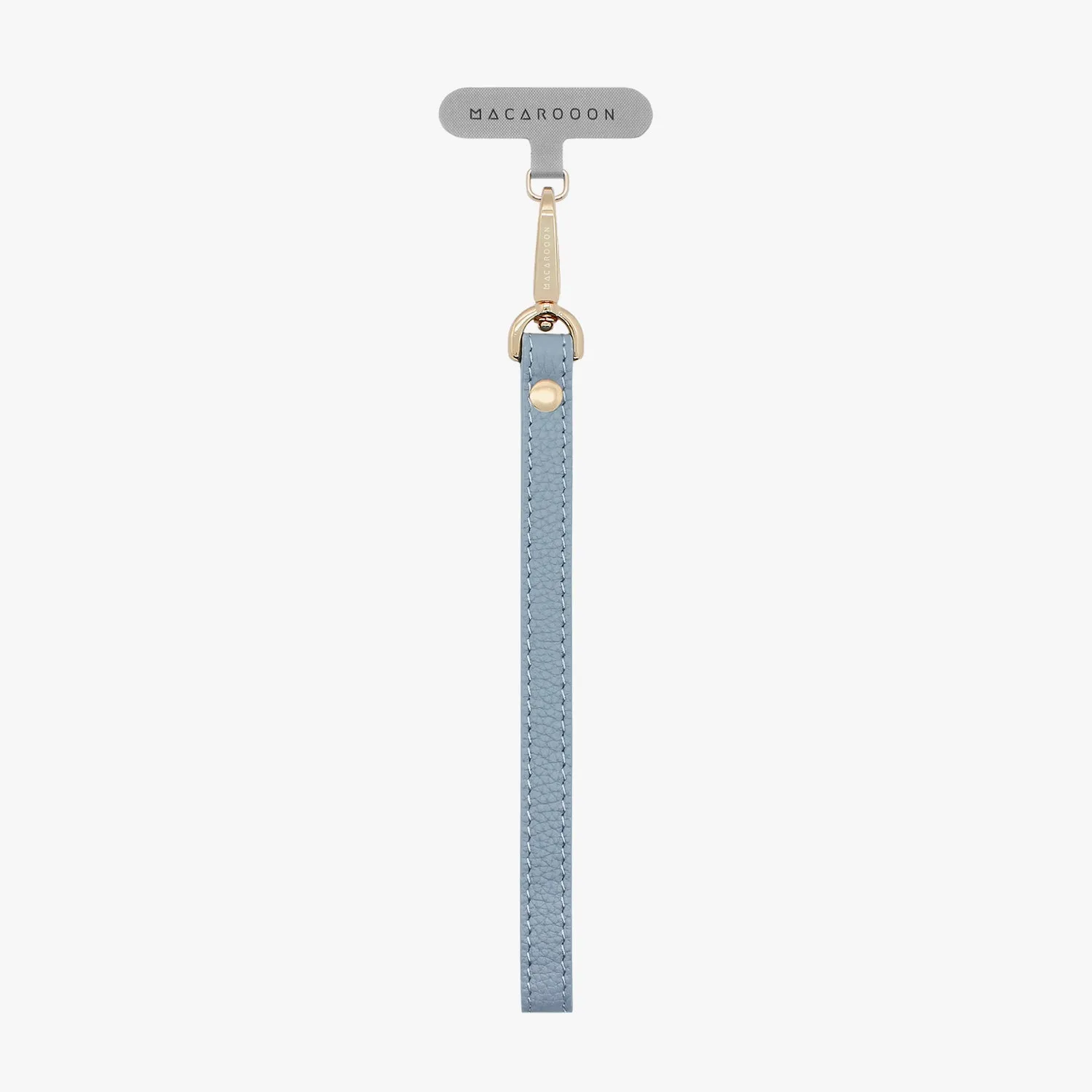 iPhone 16 Plus Clear Case with Wrist Leather Strap