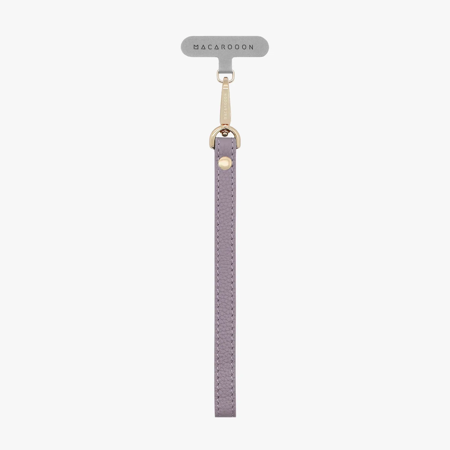 iPhone 16 Plus Clear Case with Wrist Leather Strap