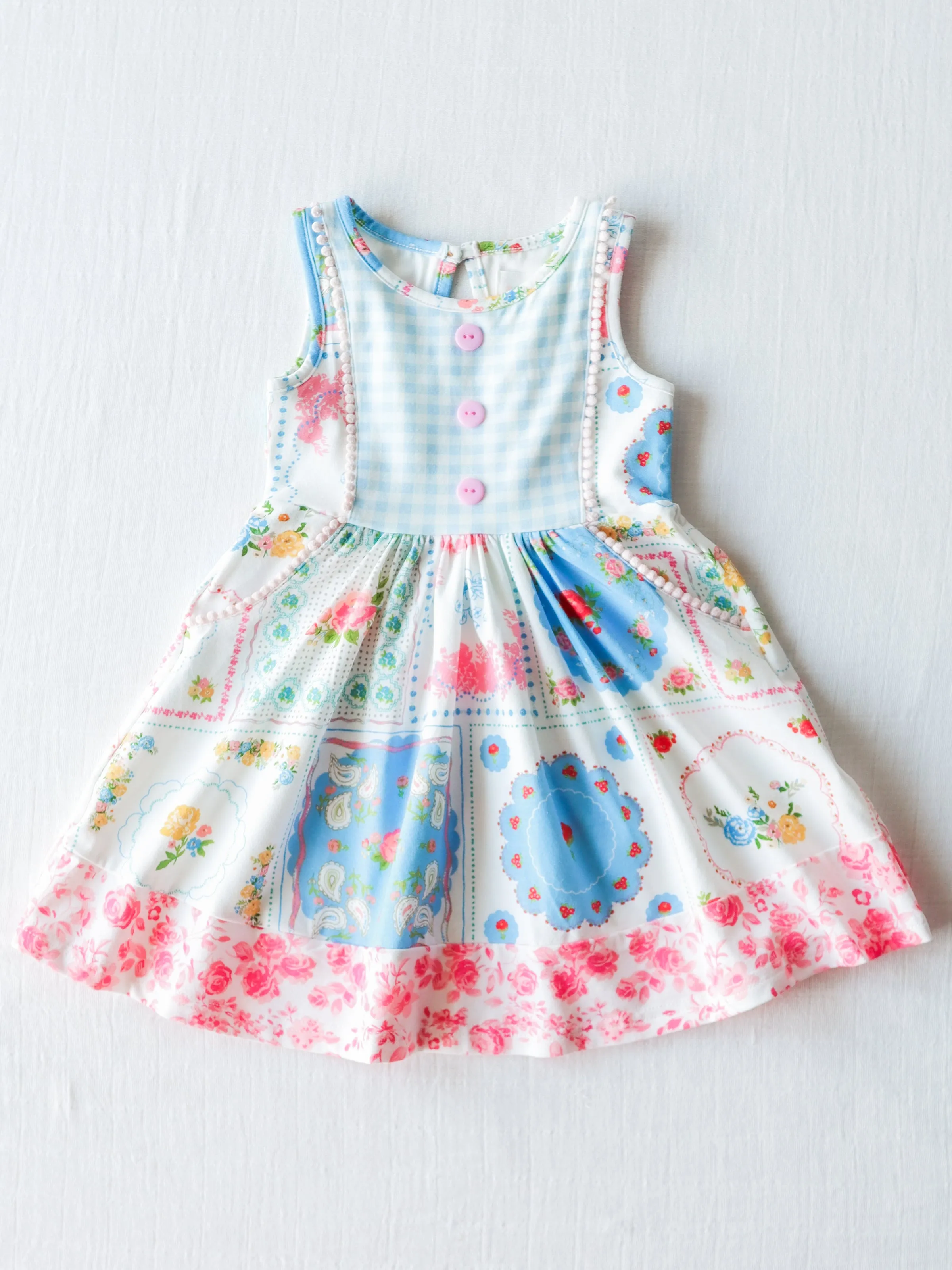 Kate Dress - Spring Patchwork