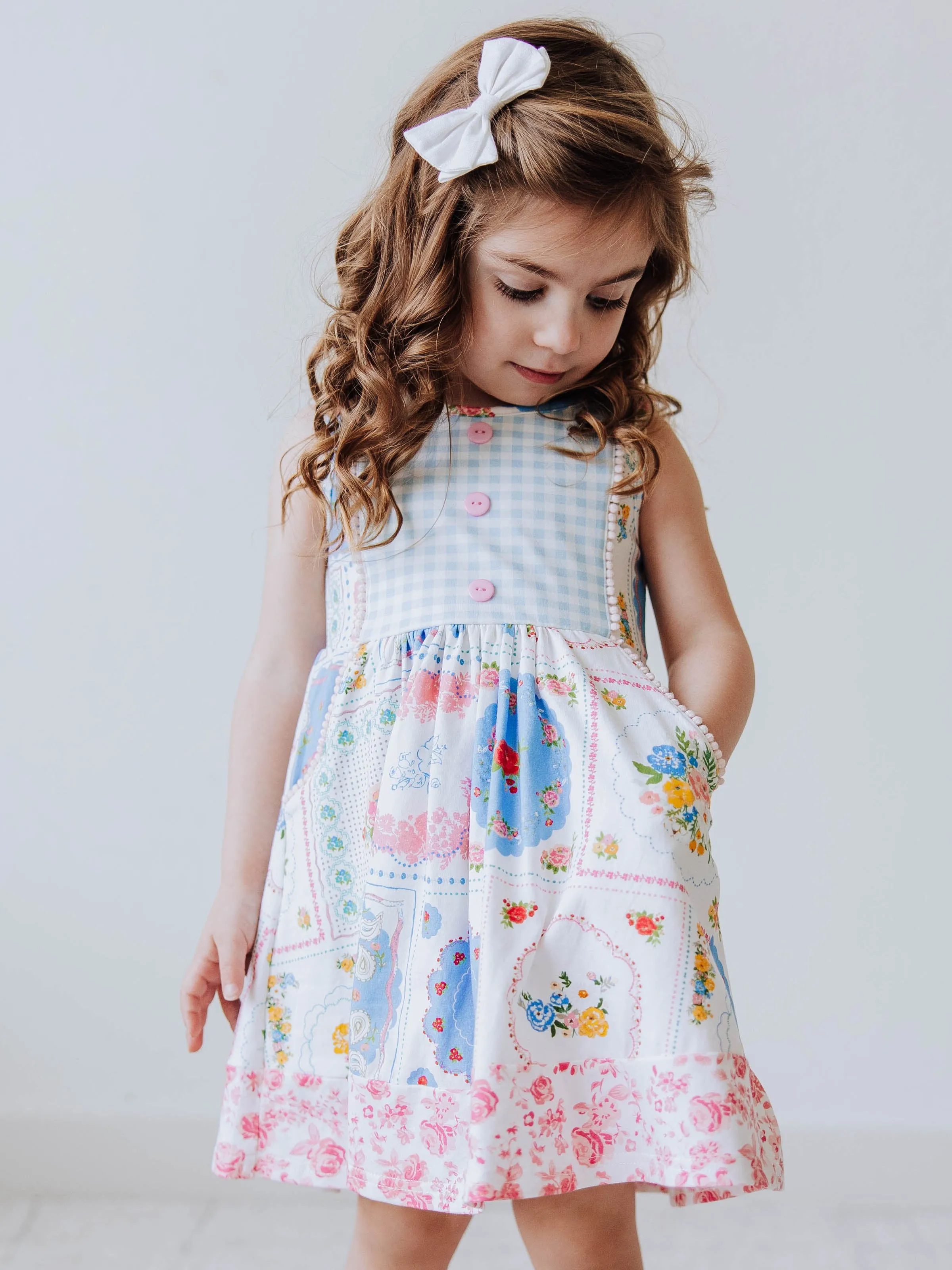 Kate Dress - Spring Patchwork