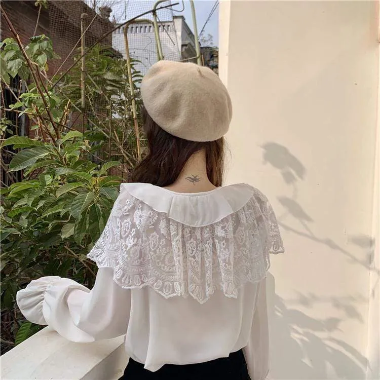 Kawaii Toned Horn Sleeved Shirt