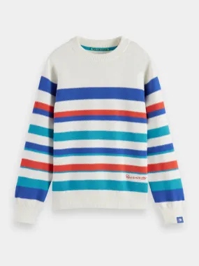 Kids - Yarn-dyed stripe pullover