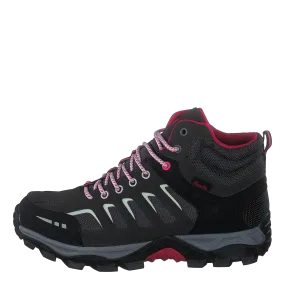 lace-up boot Black