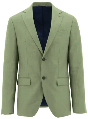Lazio Green Linen Sports Jacket