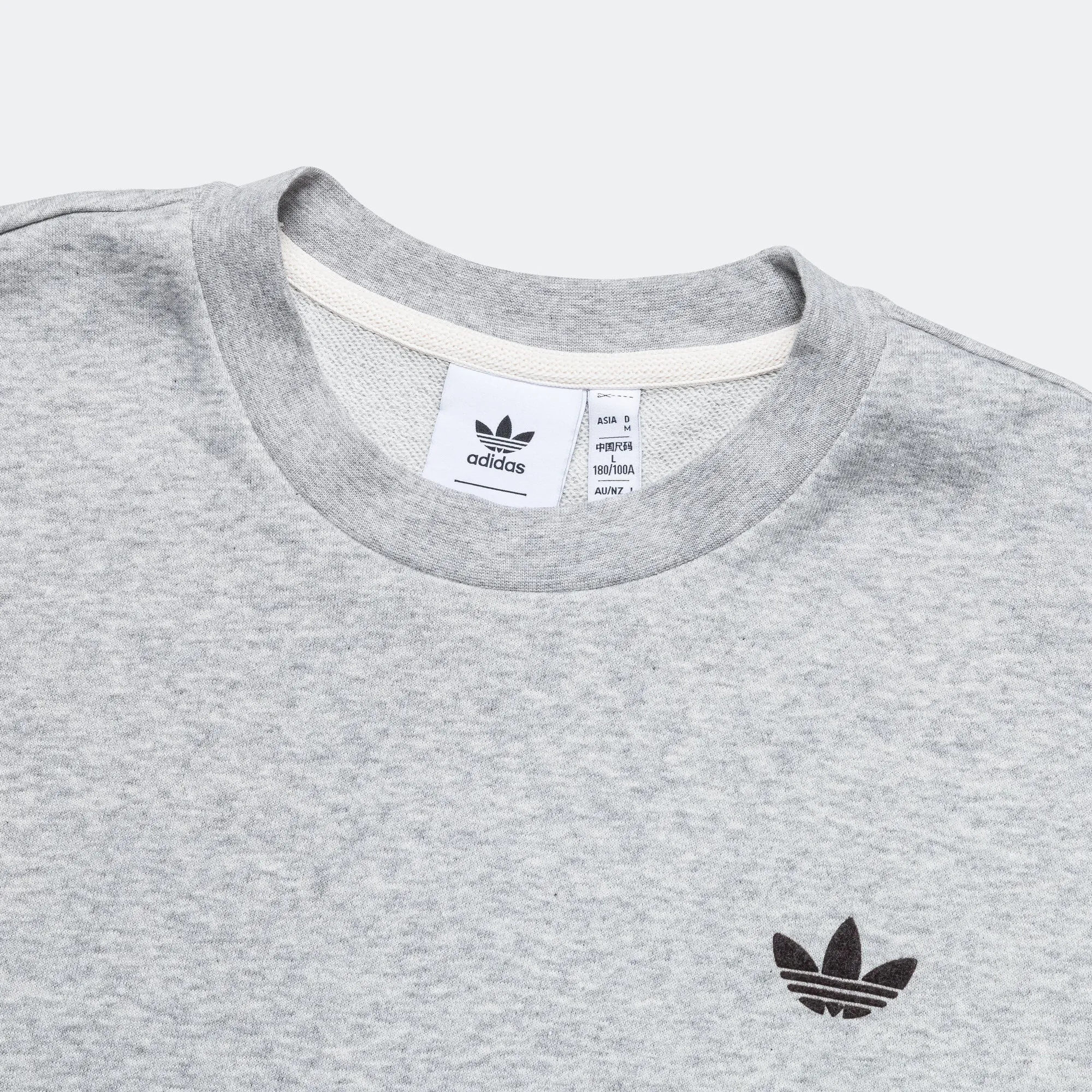 LS Graphic Crew x Wales Bonner - Medium Grey Heather