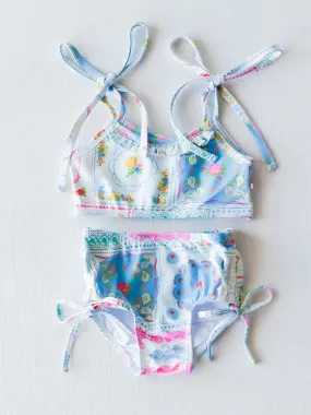Meg Tankini - Spring Patchwork