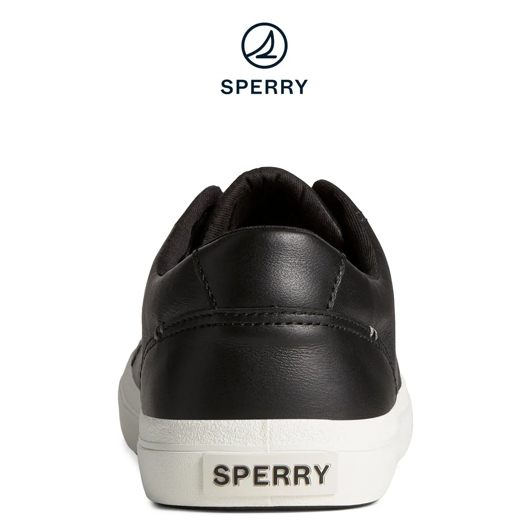 Men's Striper II Leather Sneaker Black (STS25433)