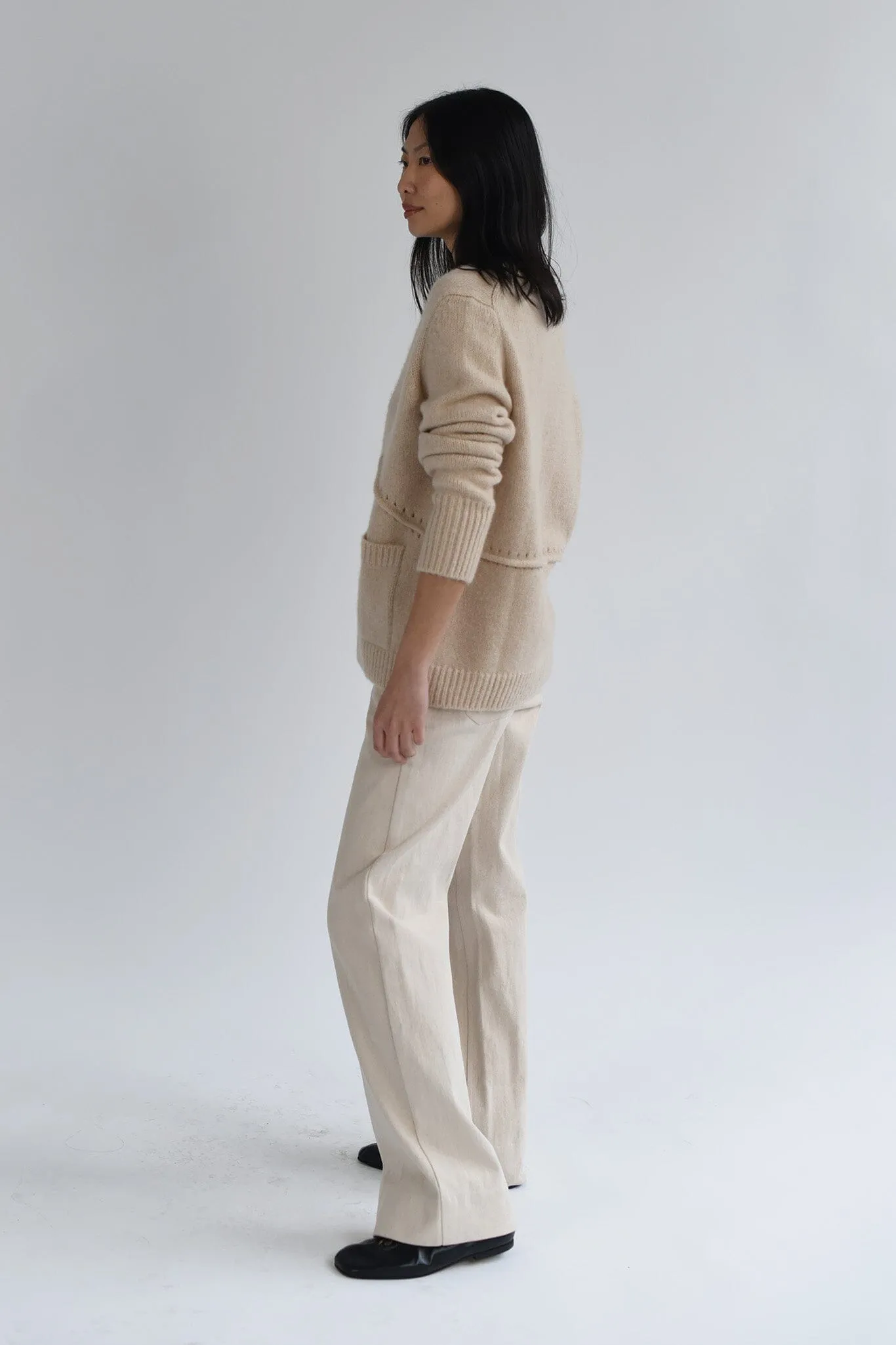 M.PATMOS Leto Cardigan - Wheat