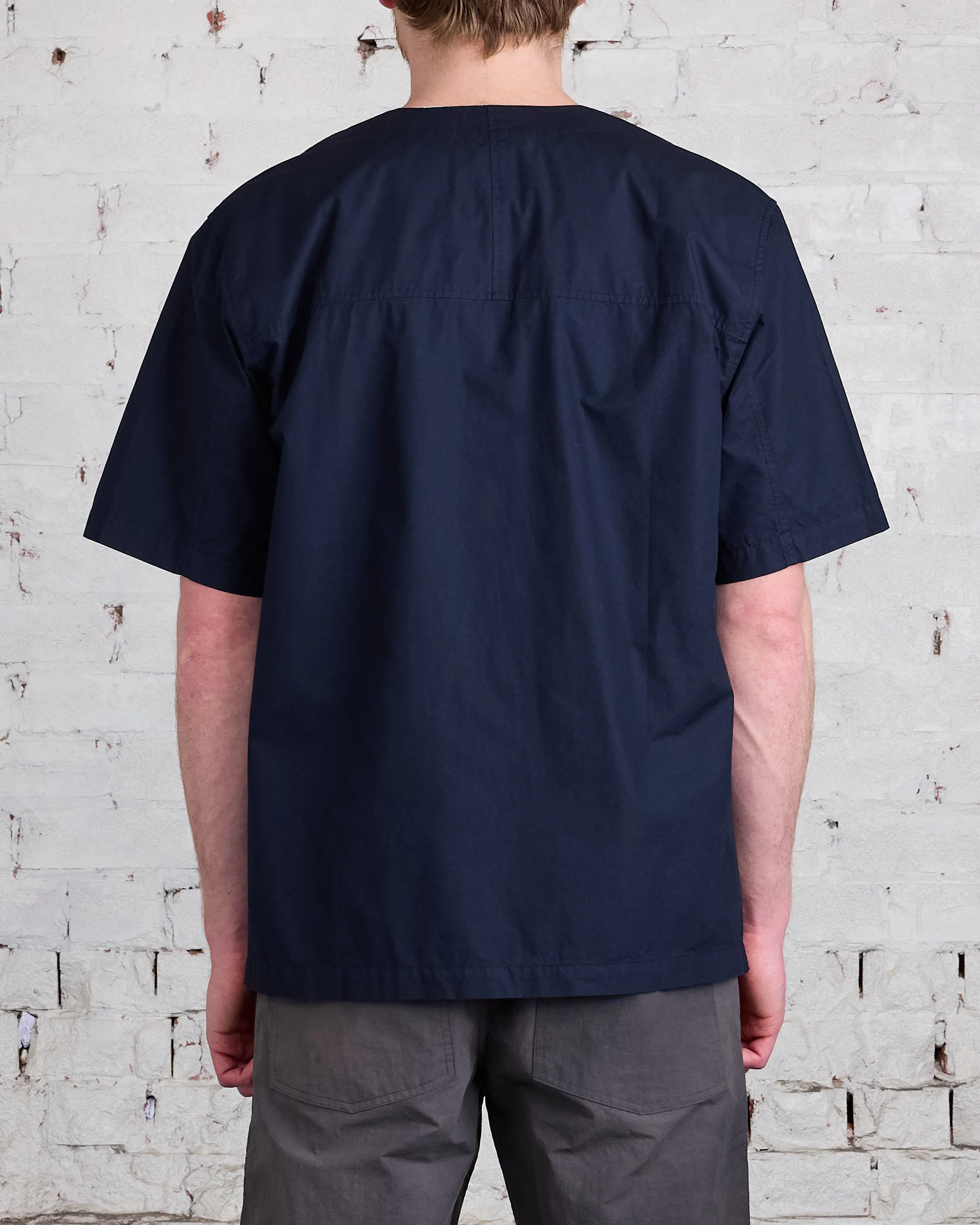 Norse Projects Erwin Typewriter Button Shirt Dark Navy