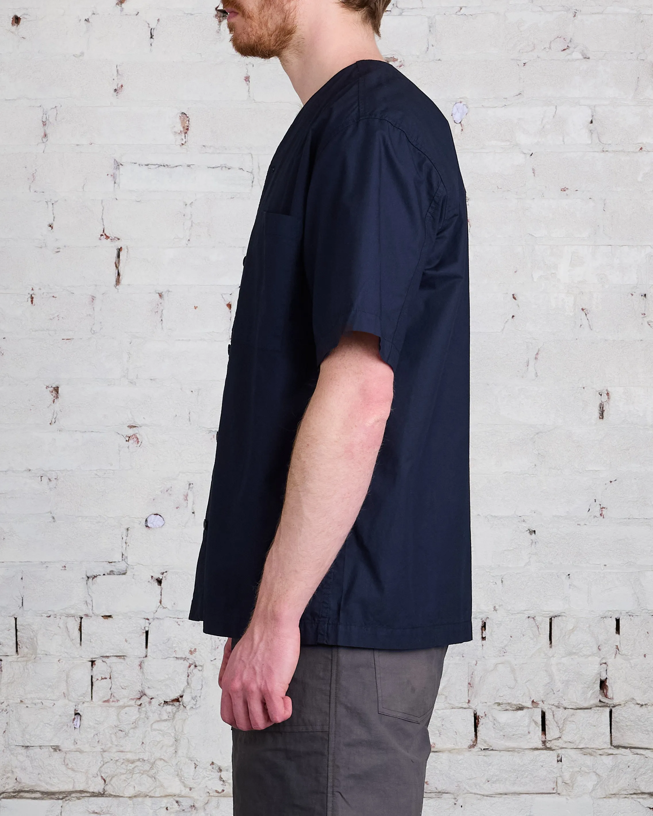 Norse Projects Erwin Typewriter Button Shirt Dark Navy