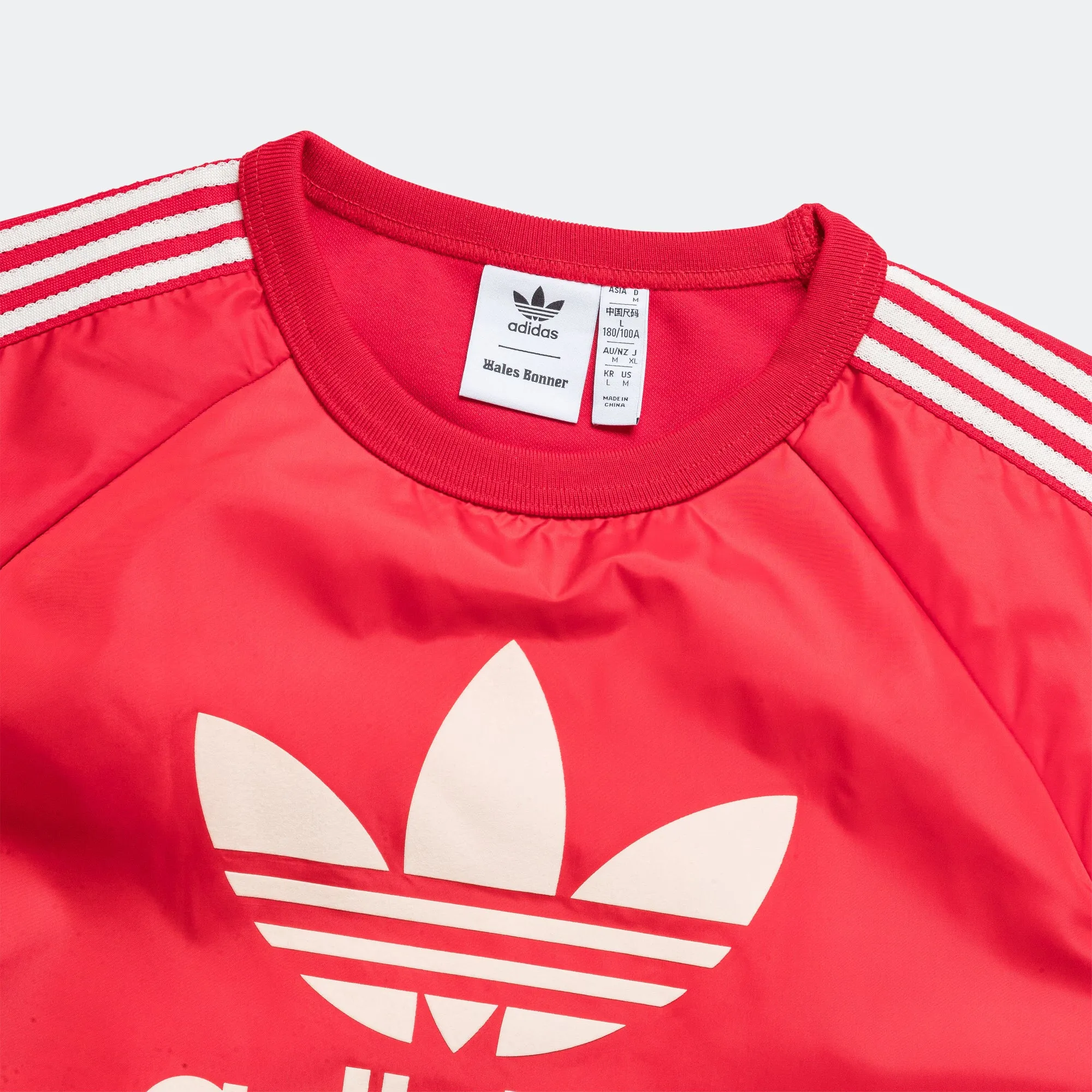 Nylon Crewneck x Wales Bonner - Better Scarlet
