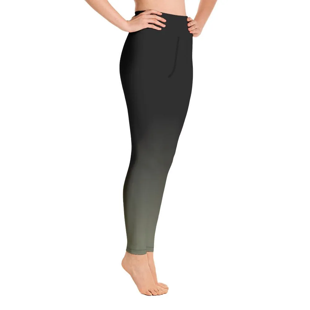 Olive Gradient Leggings (Plus)