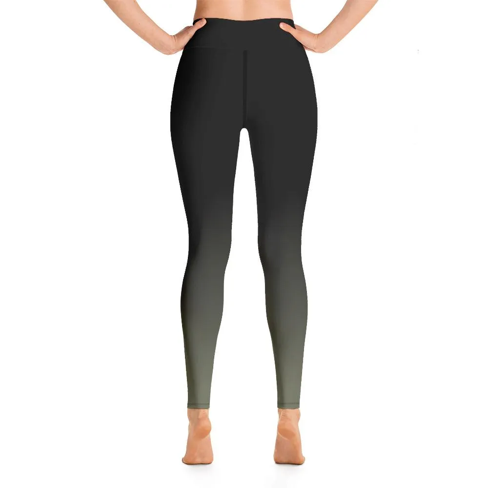 Olive Gradient Leggings (Plus)