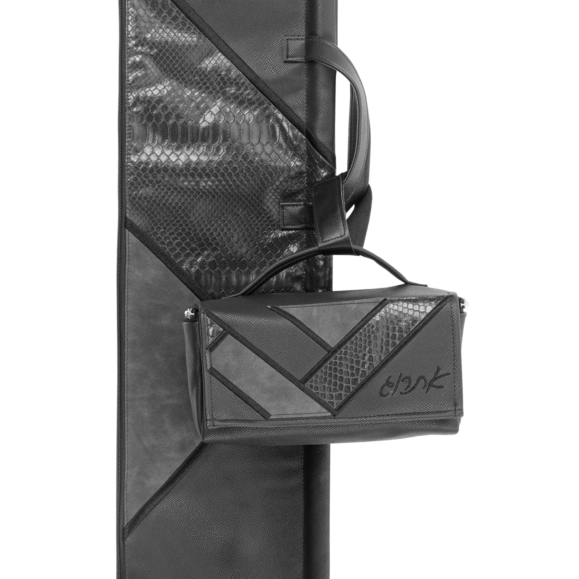 Patchwork 2 Leather Lulav Case