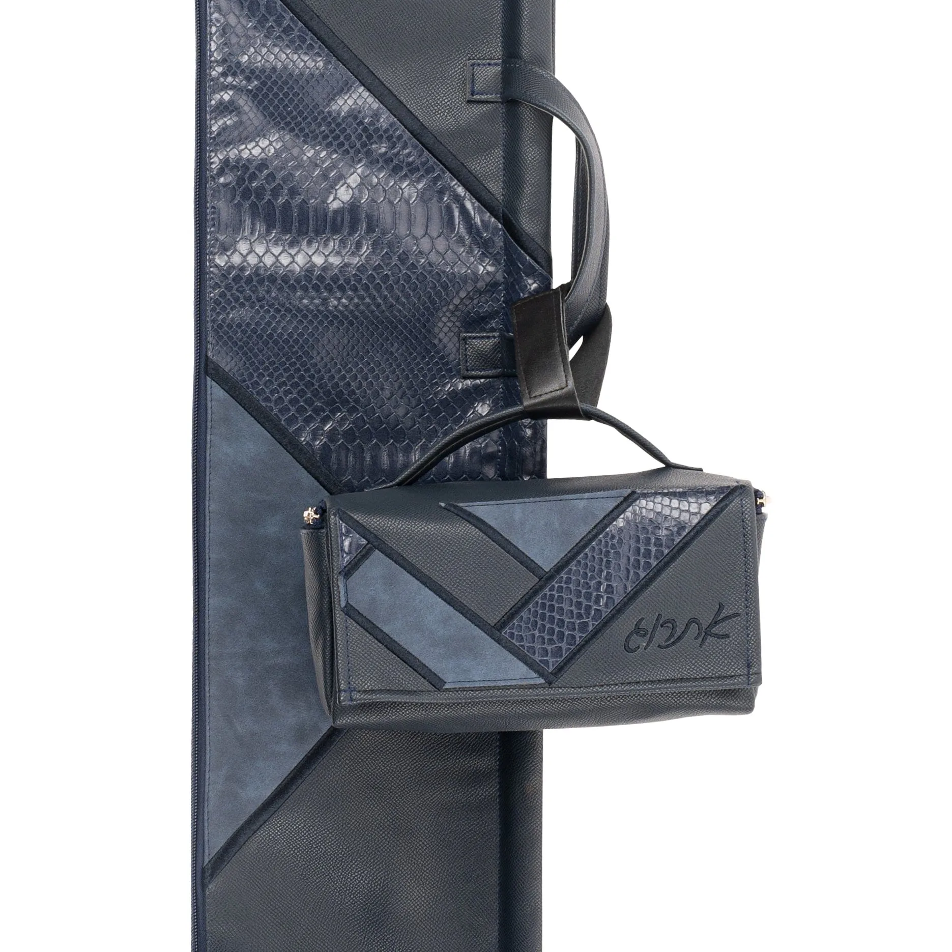 Patchwork 2 Leather Lulav Case