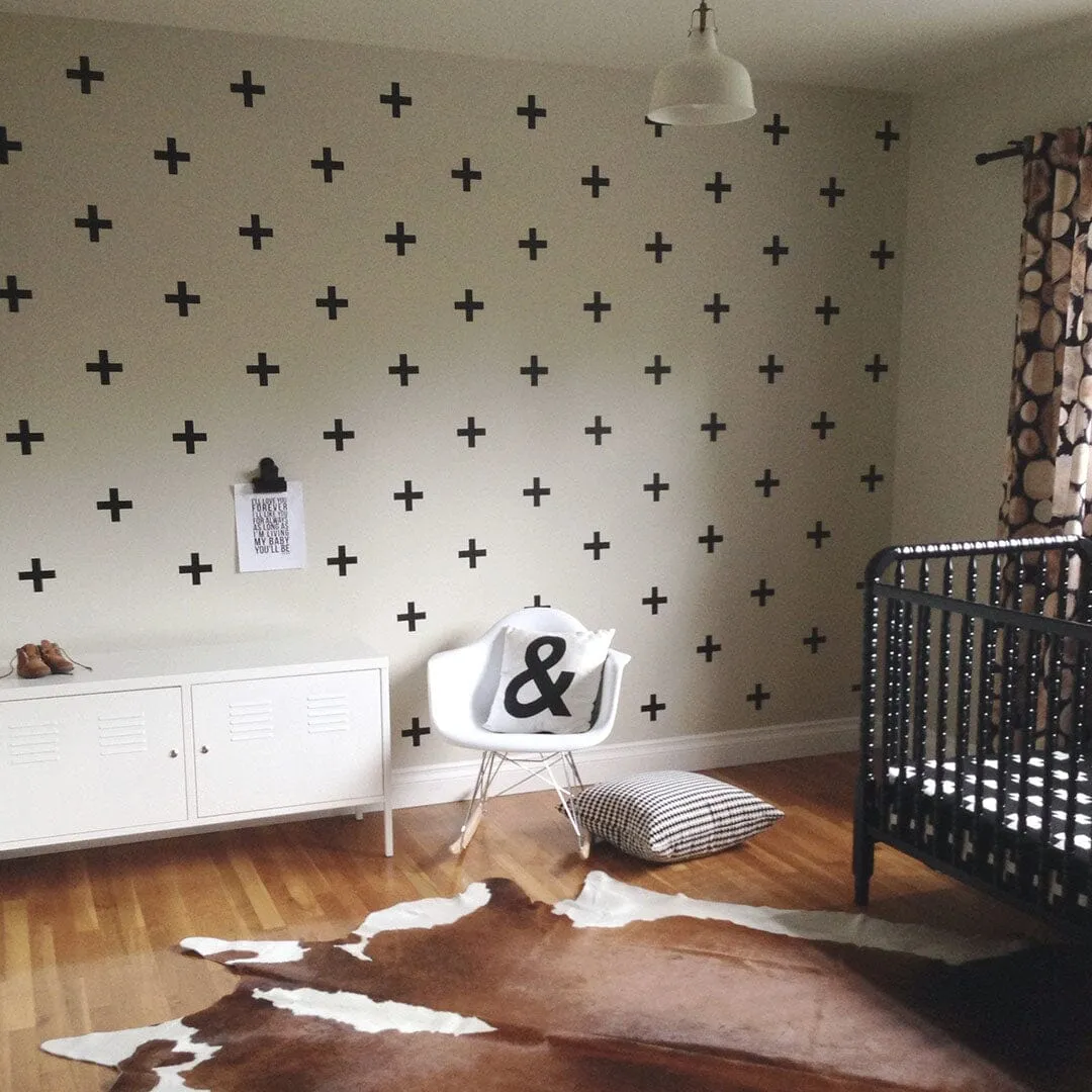 Plus Sign Wall Decals