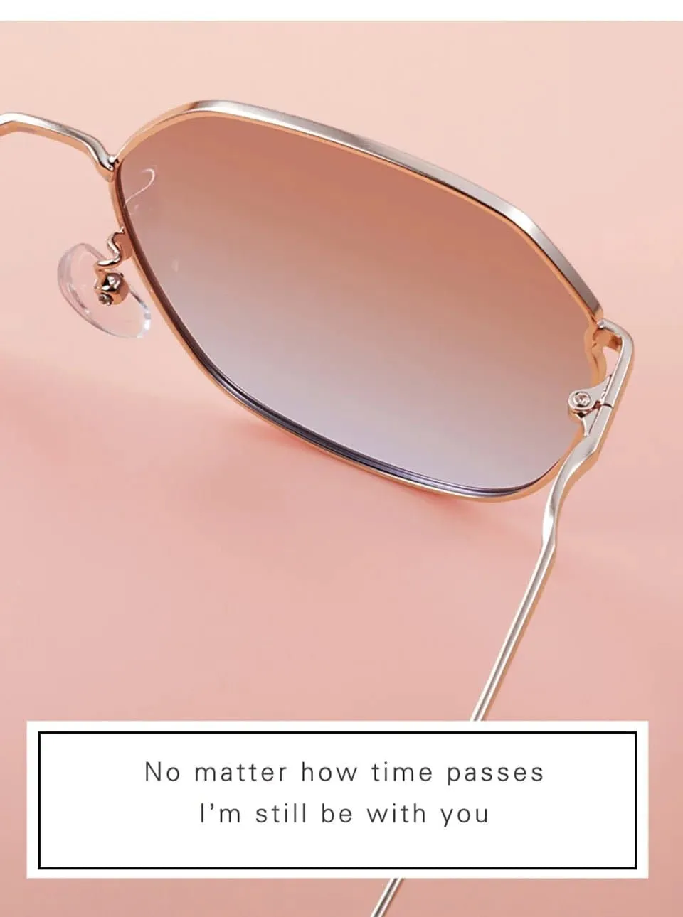 Polygon Polarized Sunglasses - Stylish UV400 Gradient Lens Alloy Frame Eyewear for Women, 56mm x 60mm