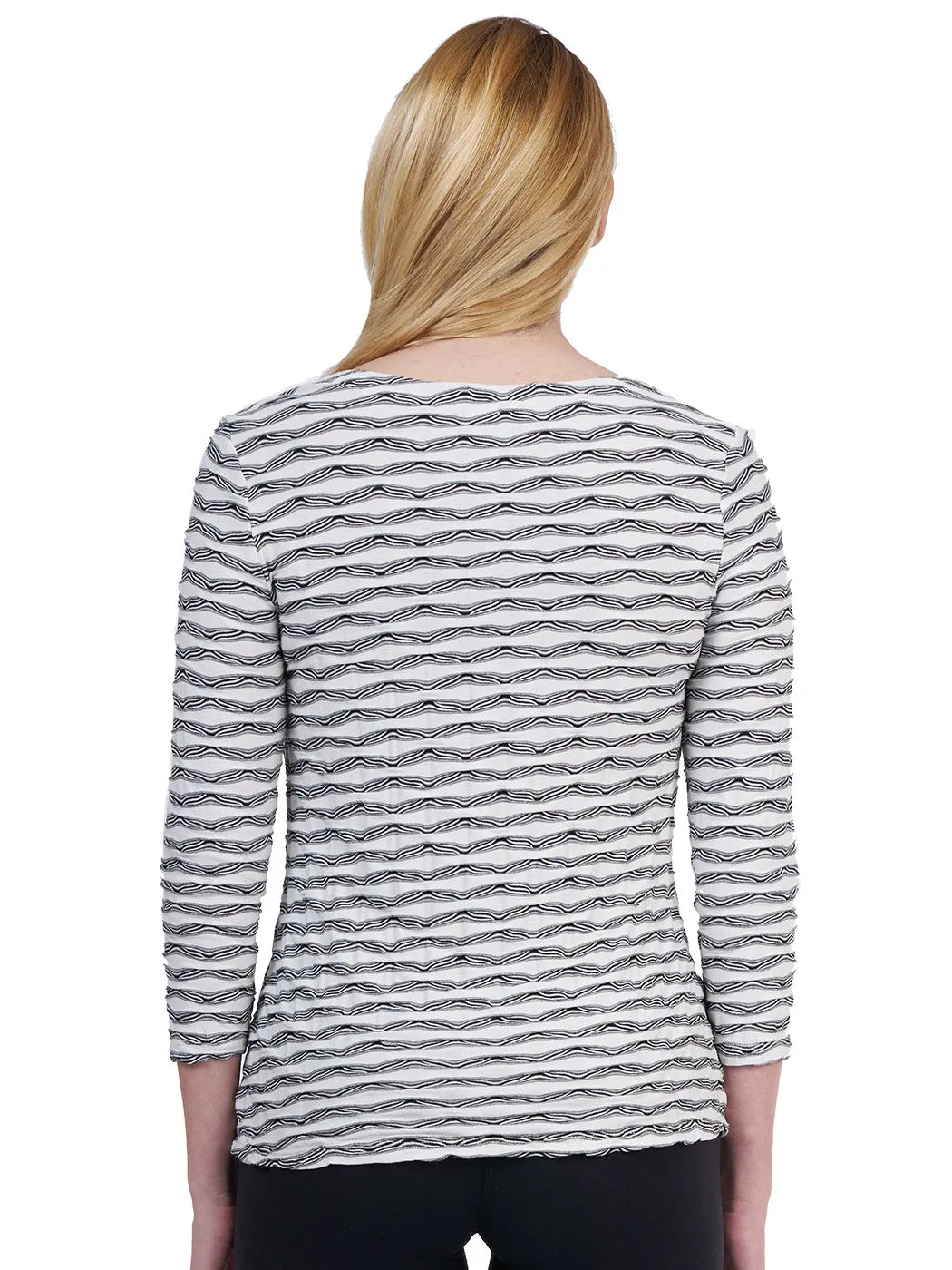 "Astara" French Knit "Bon Bon" Ballet Tee