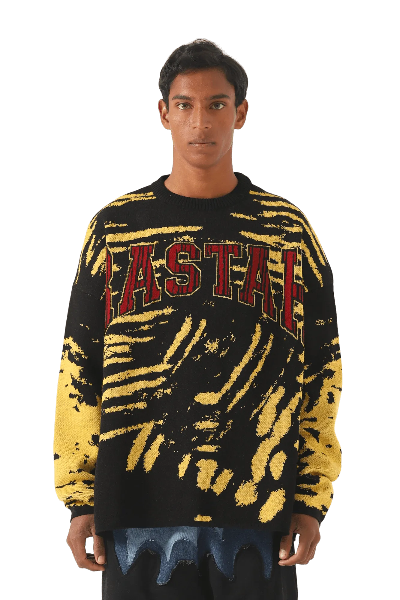 "RETRO FUSION" KNIT SWEATER