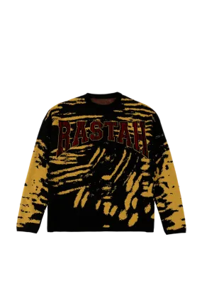"RETRO FUSION" KNIT SWEATER