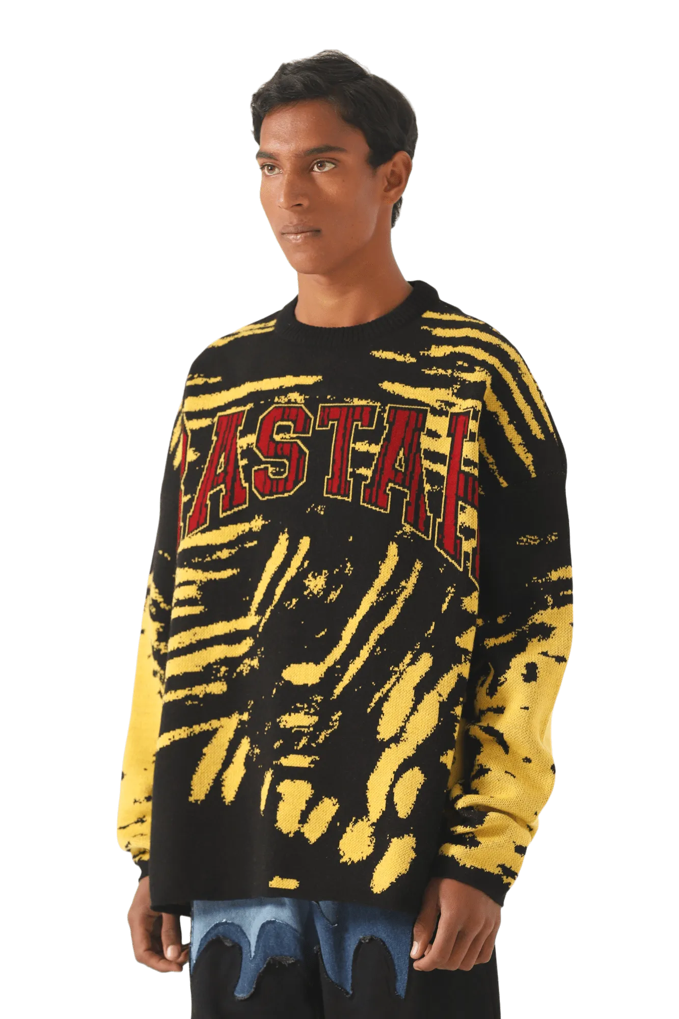 "RETRO FUSION" KNIT SWEATER