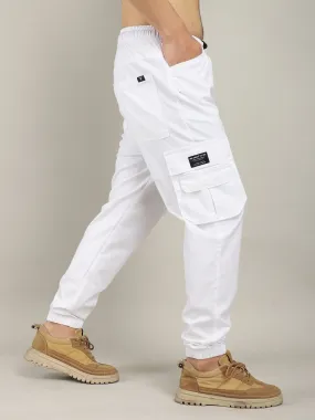 Terminator Air White Jogger Fit Denim Cargo