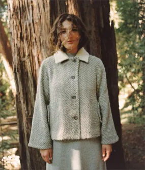 The Annika Jacket | Mist Stripe