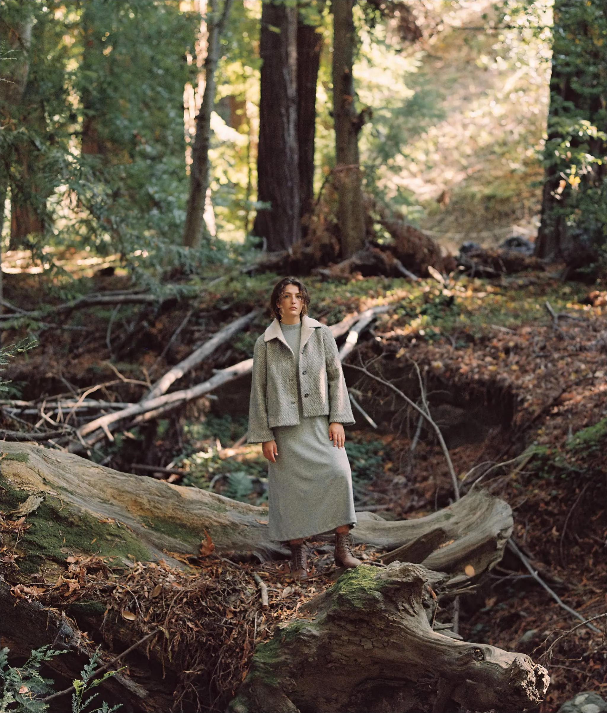 The Annika Jacket | Mist Stripe