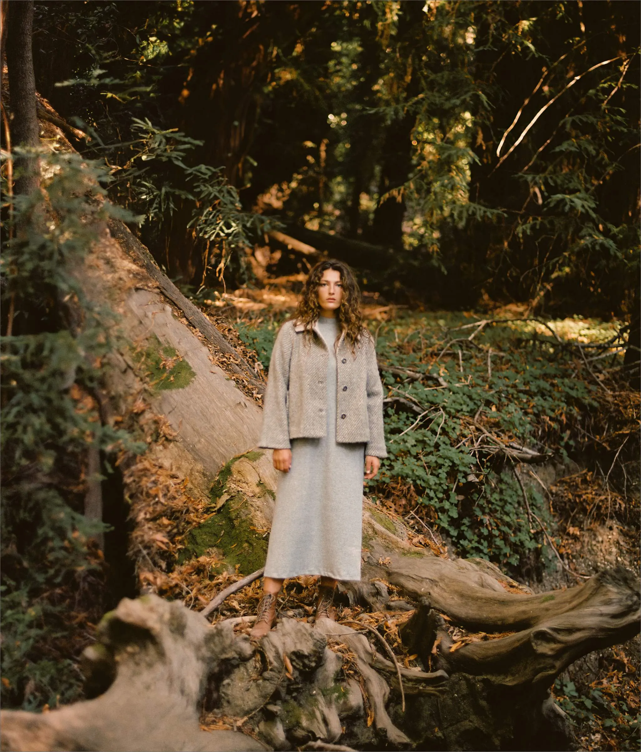 The Annika Jacket | Mist Stripe