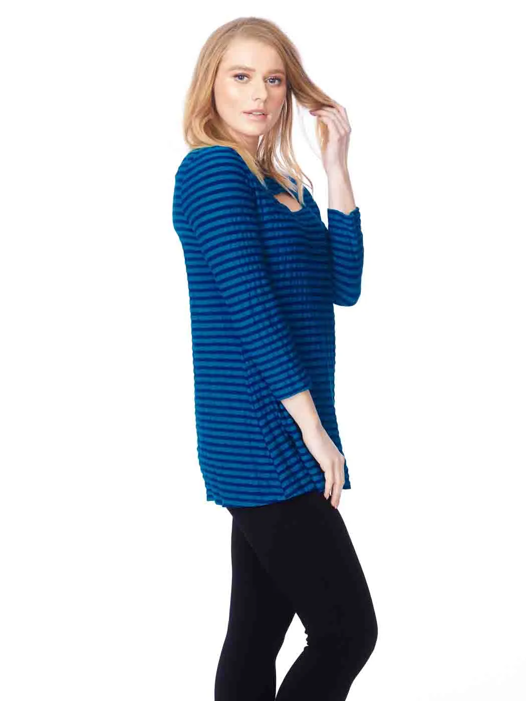 Tianello "Fontaine" Knit Jersey "Bon Bon" Tunic